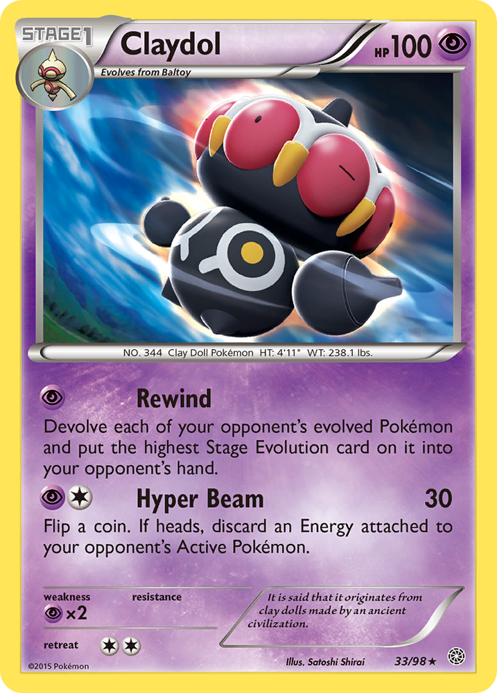 Claydol (33/98) [XY: Ancient Origins] Pokémon