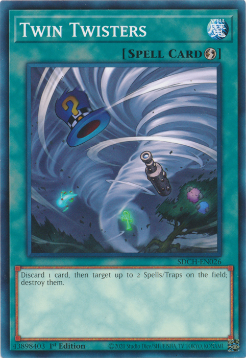 Twin Twisters [SDCH-EN026] Common Yu-Gi-Oh!