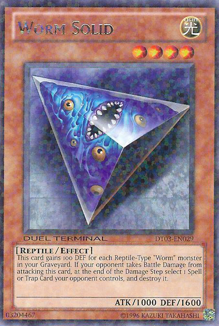 Worm Solid [DT03-EN029] Rare Yu-Gi-Oh!