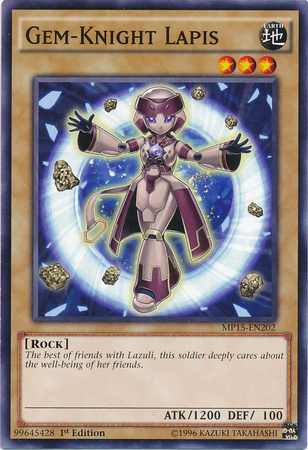 Gem-Knight Lapis [MP15-EN202] Common Yu-Gi-Oh!
