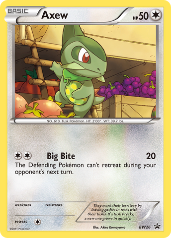 Axew (BW26) [Black & White: Black Star Promos] Pokémon