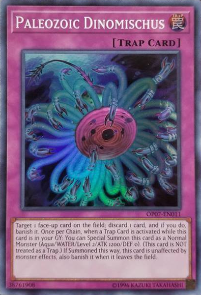 Paleozoic Dinomischus [OP07-EN011] Super Rare Yu-Gi-Oh!