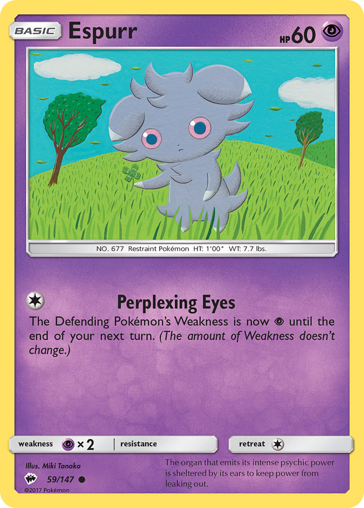 Espurr (59/147) [Sun & Moon: Burning Shadows] Pokémon
