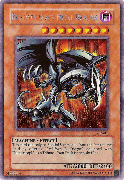Red-Eyes Black Metal Dragon (Forbidden Memories) [FMR-001] Prismatic Secret Rare Yu-Gi-Oh!