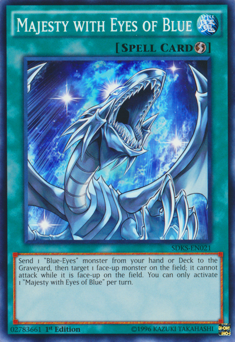 Majesty with Eyes of Blue [SDKS-EN021] Common Yu-Gi-Oh!