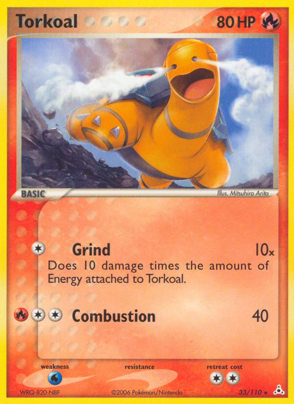 Torkoal (33/110) [EX: Holon Phantoms] Pokémon