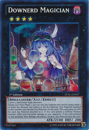 Downerd Magician [LVAL-EN057] Secret Rare Yu-Gi-Oh!
