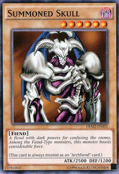 Summoned Skull [DEM2-EN002] Common Yu-Gi-Oh!