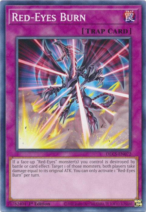 Red-Eyes Burn [DLCS-EN072] Common Yu-Gi-Oh!