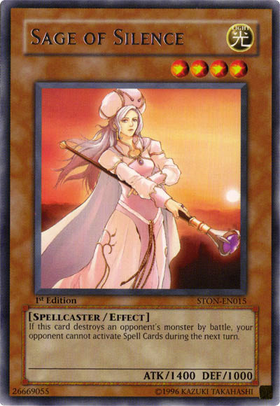 Sage of Silence [STON-EN015] Rare Yu-Gi-Oh!