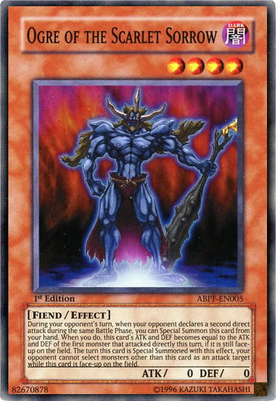 Ogre of the Scarlet Sorrow [ABPF-EN005] Super Rare Yu-Gi-Oh!