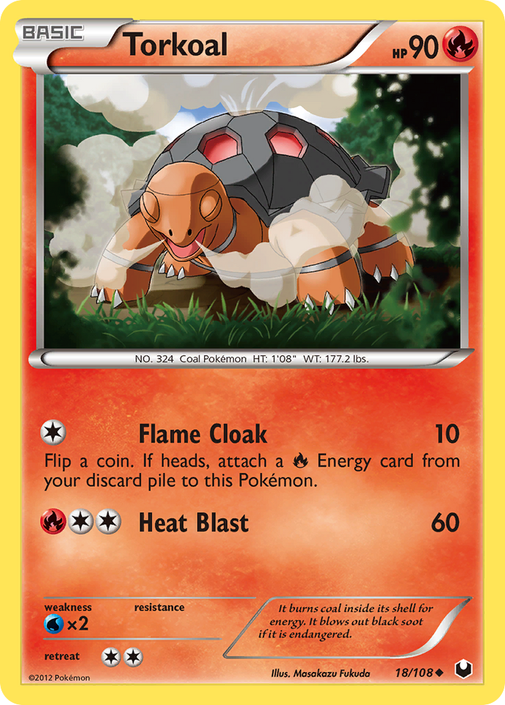 Torkoal (18/108) [Black & White: Dark Explorers] Pokémon