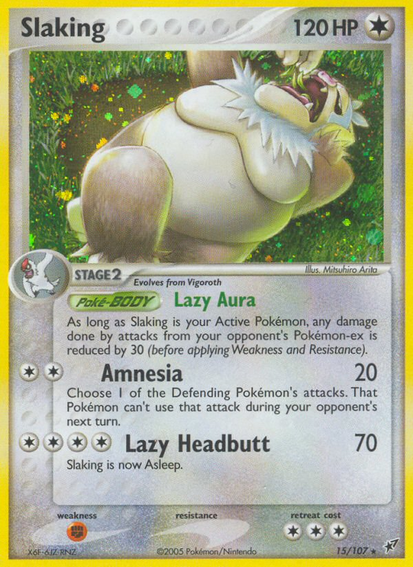 Slaking (15/107) [EX: Deoxys] Pokémon