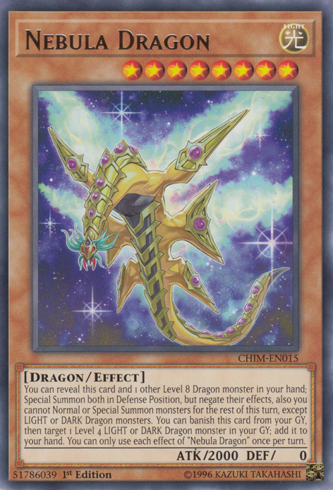 Nebula Dragon [CHIM-EN015] Rare Yu-Gi-Oh!