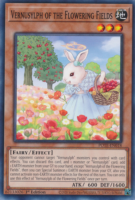 Vernusylph of the Flowering Fields [POTE-EN018] Common Yu-Gi-Oh!