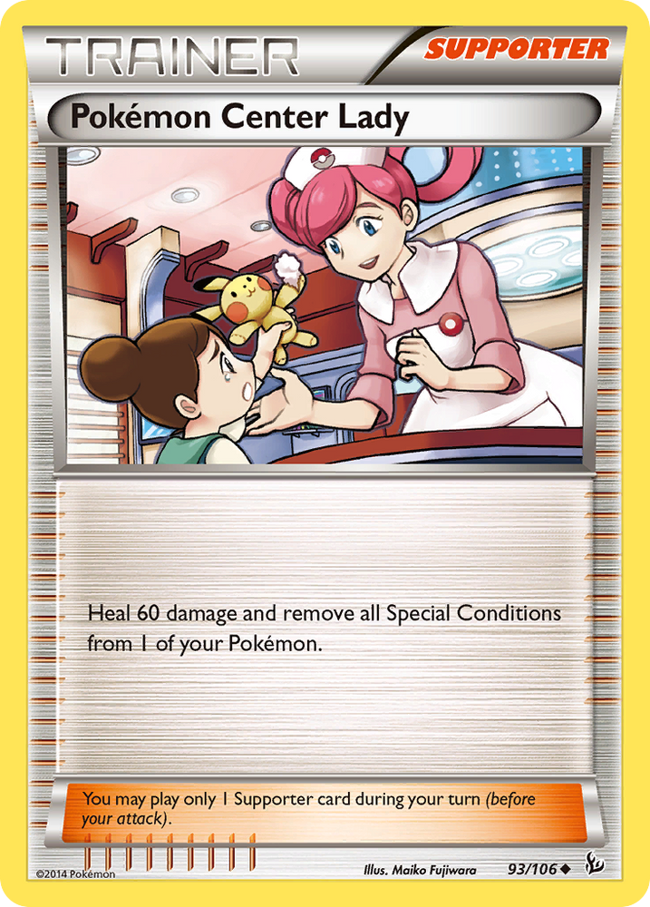 Pokemon Center Lady (93/106) [XY: Flashfire] Pokémon