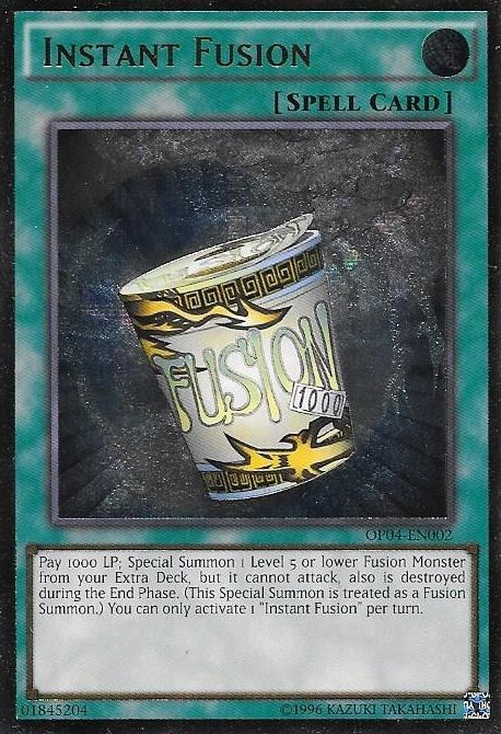 Instant Fusion [OP04-EN002] Ultimate Rare Yu-Gi-Oh!