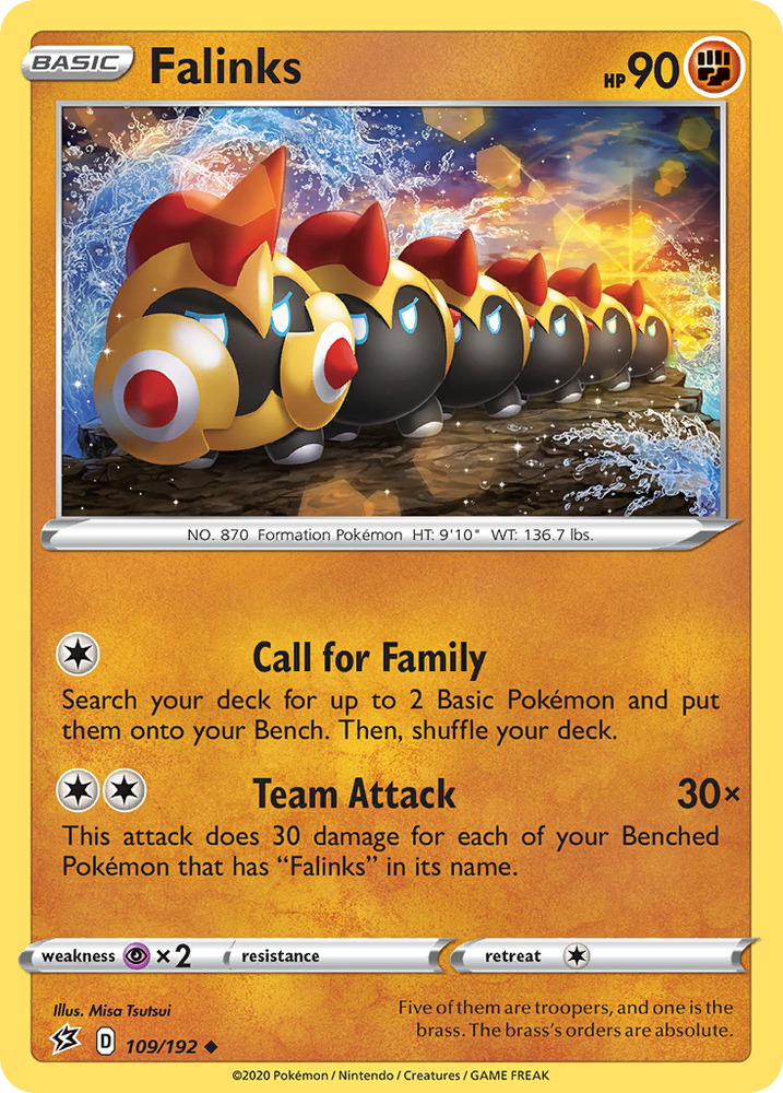 Falinks (109/192) [Sword & Shield: Rebel Clash] Pokémon