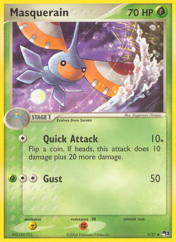 Masquerain (7/17) [POP Series 1] Pokémon