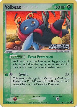 Volbeat (56/113) (Stamped) [EX: Delta Species] Pokémon