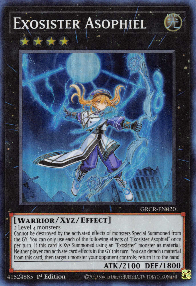 Exosister Asophiel [GRCR-EN020] Super Rare Yu-Gi-Oh!