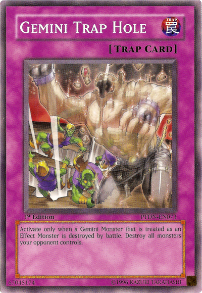 Gemini Trap Hole [PTDN-EN073] Common Yu-Gi-Oh!