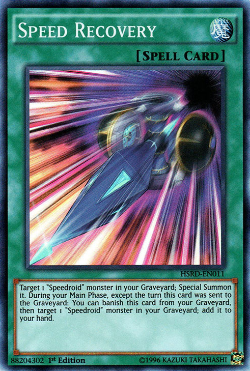 Speed Recovery [HSRD-EN011] Super Rare Yu-Gi-Oh!