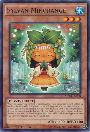Sylvan Mikorange [MP14-EN238] Rare Yu-Gi-Oh!