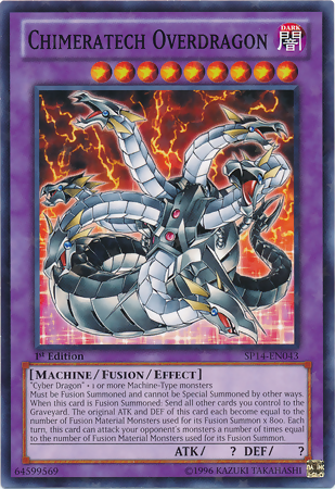 Chimeratech Overdragon [SP14-EN043] Starfoil Rare Yu-Gi-Oh!