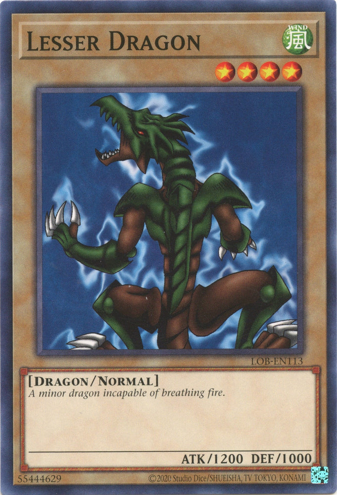 Lesser Dragon (25th Anniversary) [LOB-EN113] Common Yu-Gi-Oh!