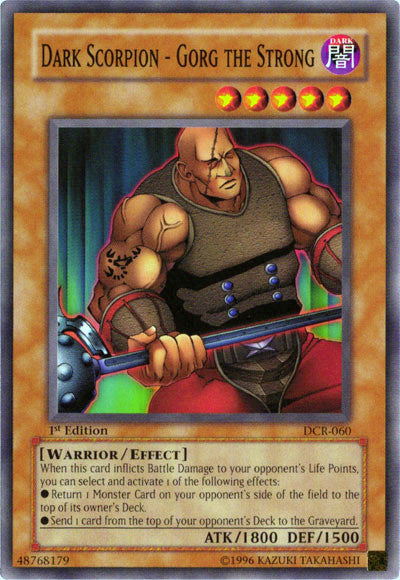Dark Scorpion - Gorg the Strong [DCR-060] Common Yu-Gi-Oh!