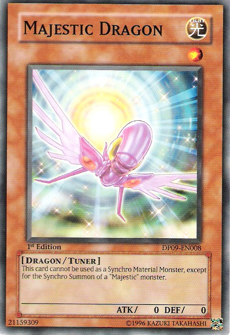 Majestic Dragon [DP09-EN008] Common Yu-Gi-Oh!