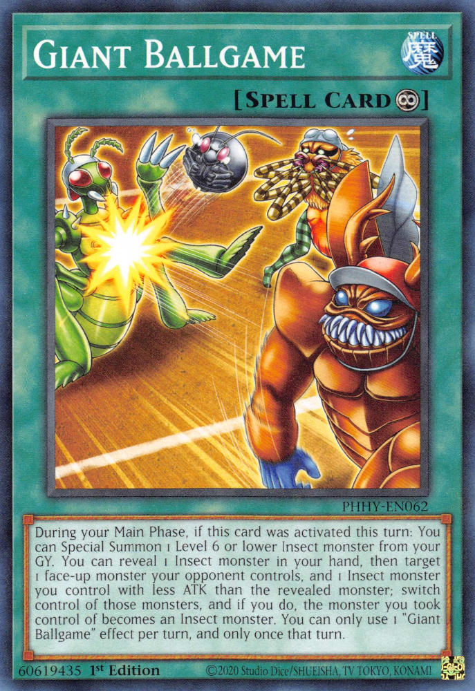Giant Ballgame [PHHY-EN062] Common Yu-Gi-Oh!