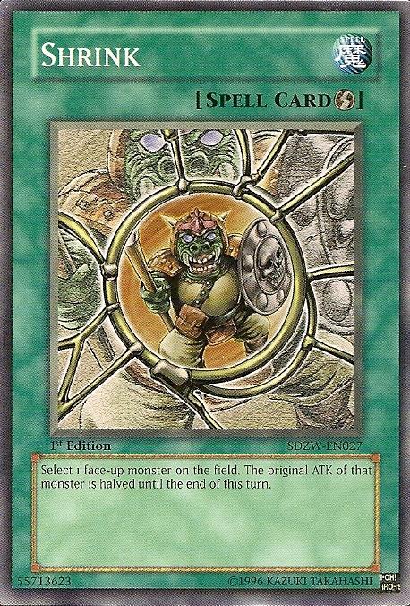 Shrink [SDZW-EN027] Common Yu-Gi-Oh!