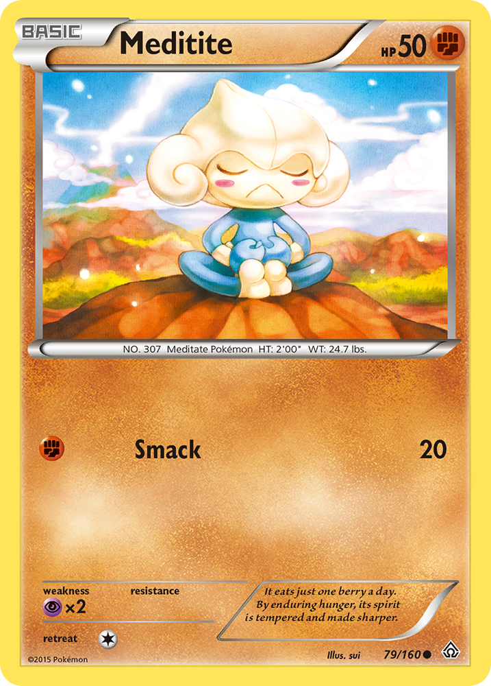 Meditite (79/160) [XY: Primal Clash] Pokémon