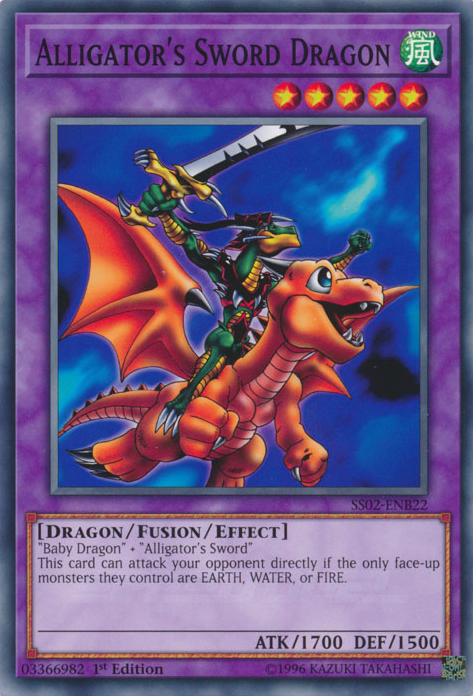 Alligator's Sword Dragon [SS02-ENB22] Common Yu-Gi-Oh!