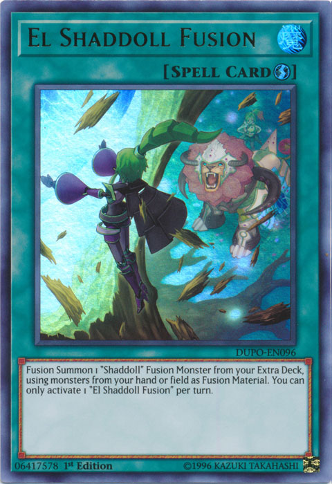 El Shaddoll Fusion [DUPO-EN096] Ultra Rare Yu-Gi-Oh!