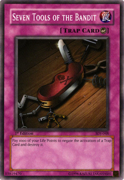 Seven Tools of the Bandit [SDJ-048] Common Yu-Gi-Oh!