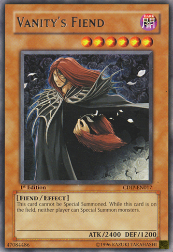 Vanity's Fiend [CDIP-EN017] Rare Yu-Gi-Oh!