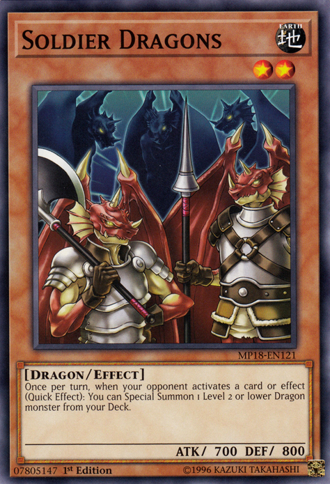 Soldier Dragons [MP18-EN121] Common Yu-Gi-Oh!
