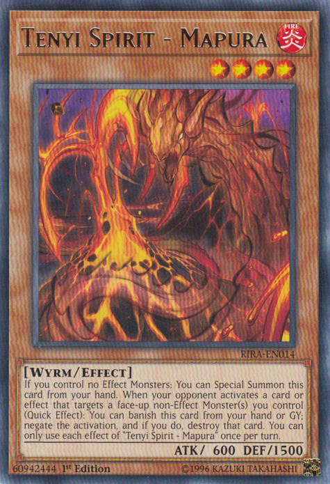 Tenyi Spirit - Mapura [RIRA-EN014] Rare Yu-Gi-Oh!