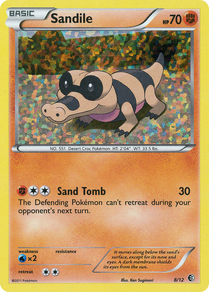 Sandile (8/12) [McDonald's Promos: 2011 Collection] Pokémon