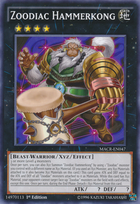 Zoodiac Hammerkong [MACR-EN047] Common Yu-Gi-Oh!