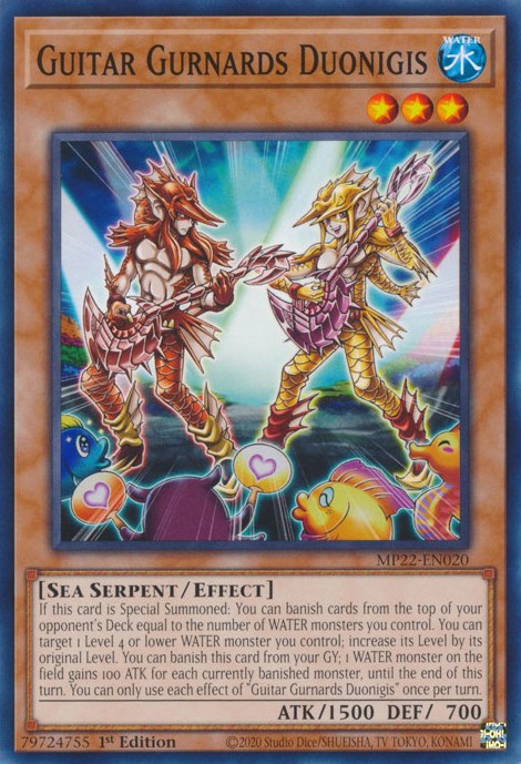 Guitar Gurnards Duonigis [MP22-EN020] Common Yu-Gi-Oh!