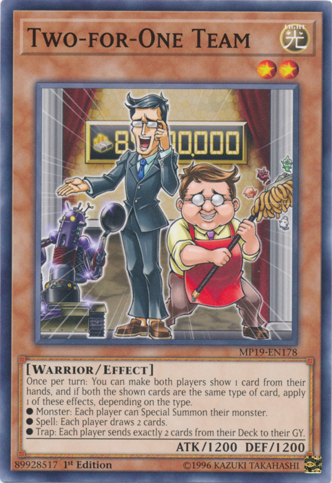 Two-for-One Team [MP19-EN178] Common Yu-Gi-Oh!