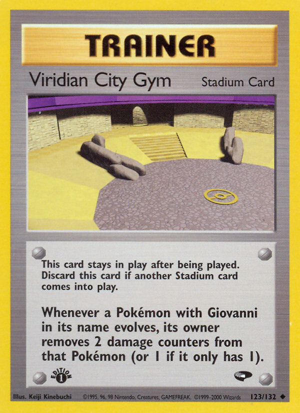 Viridian City Gym (123/132) [Gym Challenge 1st Edition] Pokémon