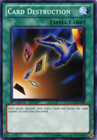 Card Destruction [SDDL-EN030] Common Yu-Gi-Oh!