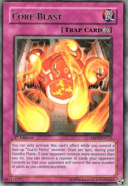 Core Blast [ABPF-EN072] Rare Yu-Gi-Oh!
