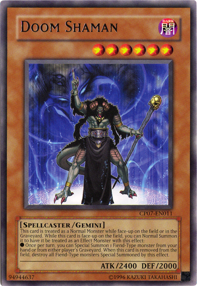 Doom Shaman [CP07-EN011] Rare Yu-Gi-Oh!