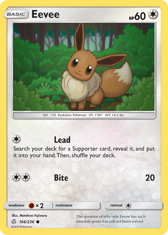 Eevee (166/236) [Sun & Moon: Cosmic Eclipse] Pokémon